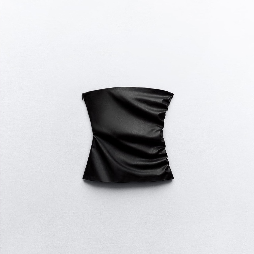 Zara Black Strapless Top